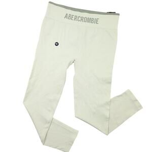 Abercrombie & Fitch Women's Leggings High Rise Sz Medium Gray Green NWT $44
